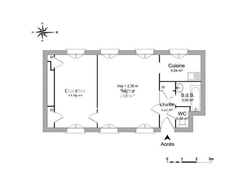 Maison à louer, 48m², ROUEN
