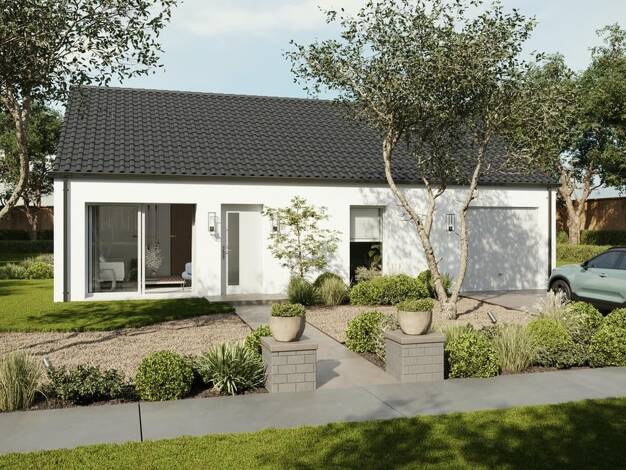 Terrain avec maison neuve à vendre 165 999 € 2 pièces 1 chambre 50 m² 451 m² de terrain Dombasle Nord Centre-Mairie Dombasle-sur-Meurthe 54110