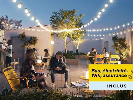 Appartement à louer 768 € 1 pièce 19 m² Beaudésert Mérignac 33700