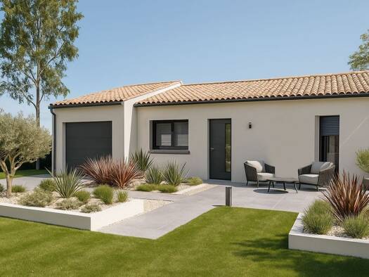 Terrain avec maison neuve à vendre 179 000 € 5 pièces 3 chambres 79,2 m² 813 m² de terrain Centre Montmorillon 86500