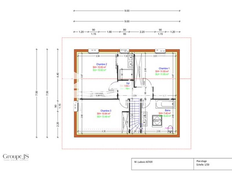 Maison à louer, 104m², FILLINGES