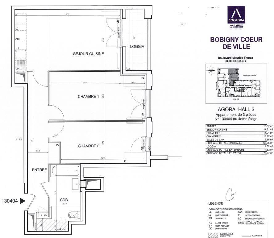Maison à louer, 65m², BOBIGNY