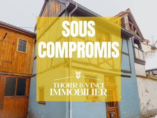 Triplex à vendre 124 000 € 3 pièces 1 chambre 35 m² RDC Riquewihr 68340