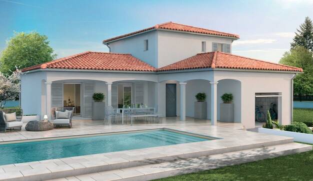 Terrain avec maison neuve à vendre 315 000 € Vacquiers 31340