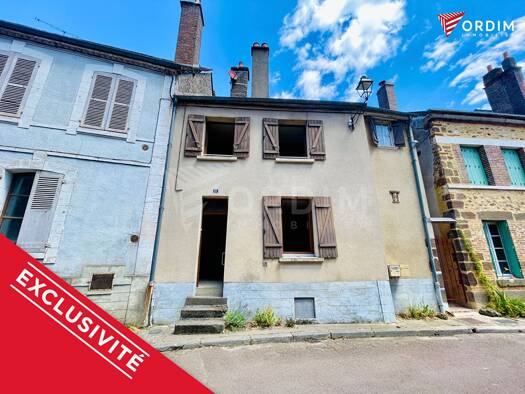 Maison à vendre 39 900 € 5 pièces 2 chambres 77 m² 153 m² de terrain Saint Fargeau 89170
