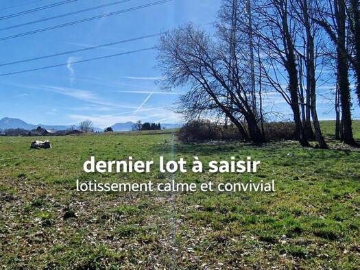 Terrain constructible à vendre 199 000 € 823 m² de terrain Menthonnex-en-Bornes 74350