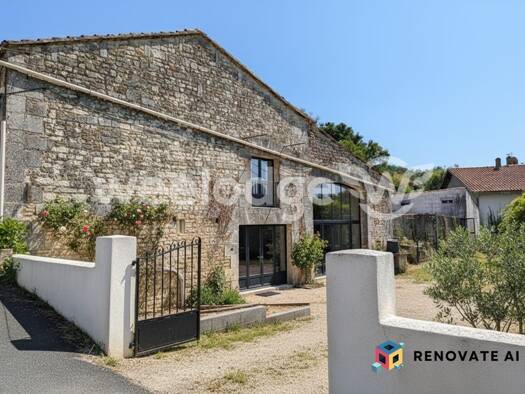 Maison à vendre 76 200 € 1 pièce 1 chambre 186 m² 600 m² de terrain Mornac 16600