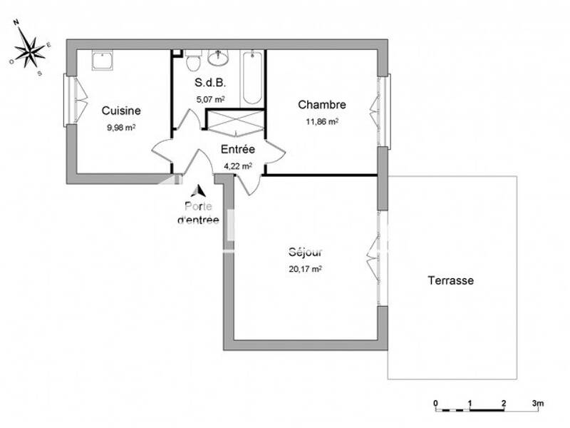Maison à louer, 51m², LUISANT