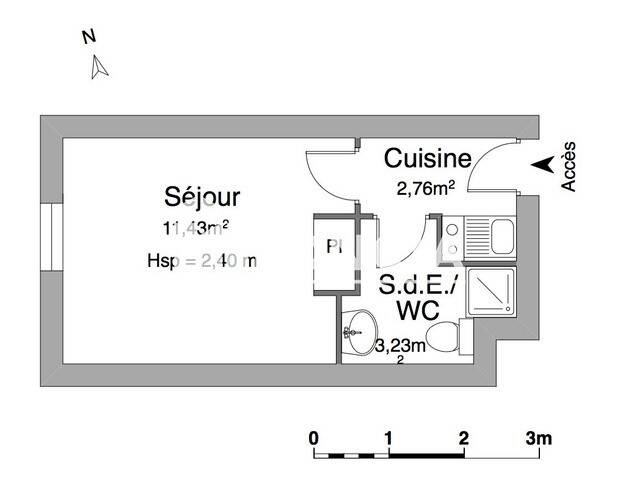 Maison à louer, 17m², CAEN