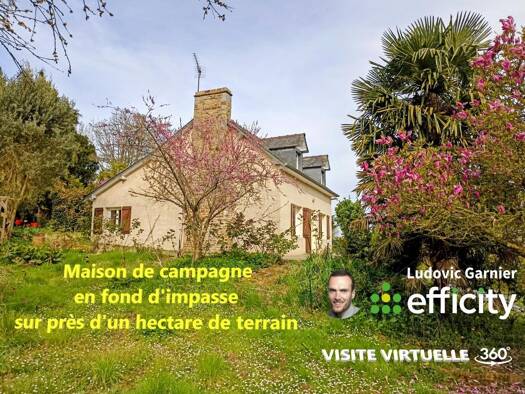 Maison à vendre 179 000 € 4 pièces 3 chambres 105 m² 9 900 m² de terrain Isigny-le-Buat 50540