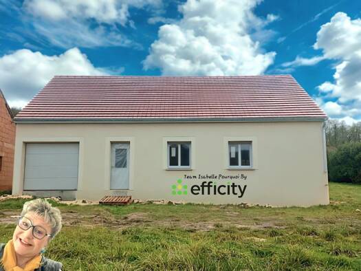 Maison de plain-pied à vendre 209 900 € 4 pièces 3 chambres 90 m² 600 m² de terrain Connigis 02330