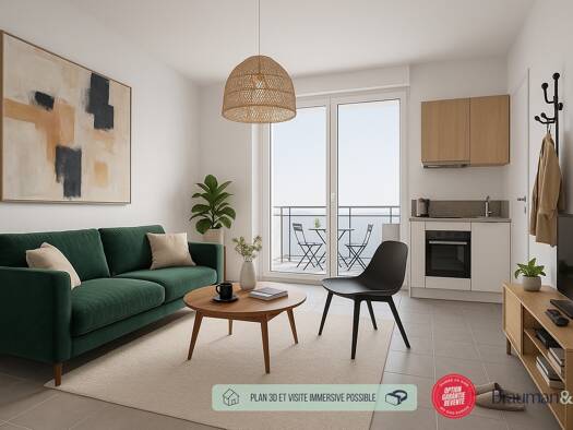 Appartement à vendre - neuf 193 150 € 1 pièce 27 m² 2ème étage Centre Nanterre 92000