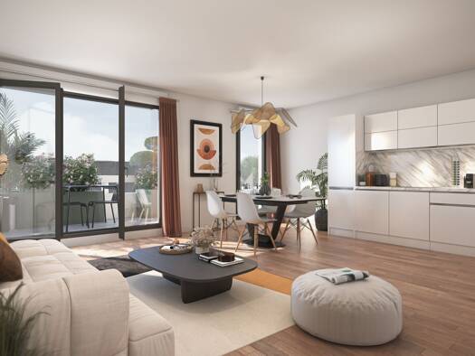 Appartement à vendre - neuf 304 000 € 3 pièces 2 chambres 65 m² Étage 1/2 Marcilly-d'Azergues 69380