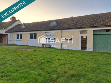 Maison de plain-pied à vendre 120 000 € 4 pièces 3 chambres 145 m² 1 070 m² de terrain Marigny-le-Chatel 10350