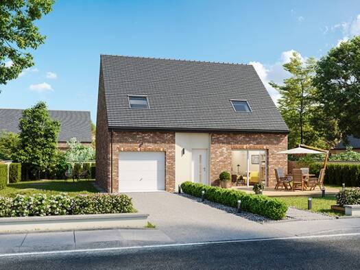 Terrain avec maison neuve à vendre 299 000 € 5 pièces 3 chambres 100 m² 390 m² de terrain Proville 59267