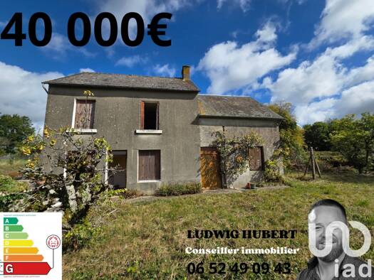 Maison à vendre 40 000 € 4 pièces 3 chambres 63 m² 575 m² de terrain Gandelain 61420