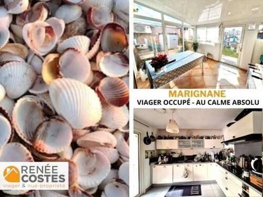 Maison en viager occupé Bouquet 89 600 € 5 pièces 3 chambres 110 m² 510 m² de terrain Le Carestier-Le Taulet Marignane 13700