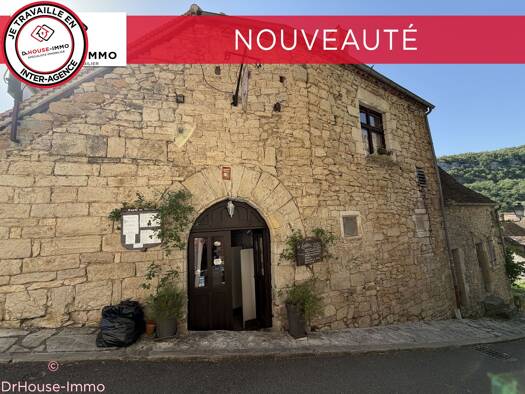 Restaurant à vendre Fonds de commerce 290 000 € 422 m² d'espace de restauration Rocamadour 46500