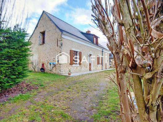 Maison à vendre 175 000 € 4 pièces 3 chambres 118 m² 2 861 m² de terrain Malicorne-sur-Sarthe 72270