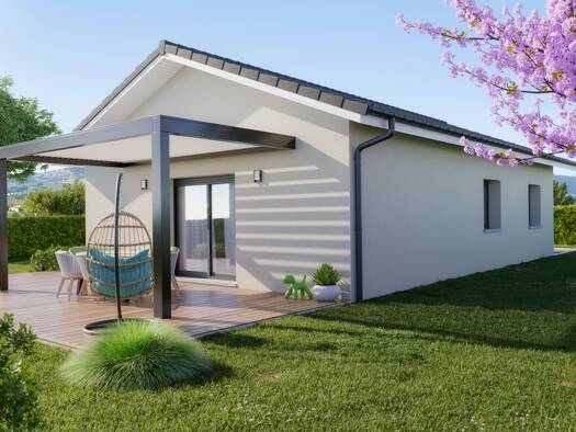 Terrain avec maison neuve à vendre 350 290 € 4 pièces 3 chambres 80 m² 687 m² de terrain Sud Scionzier 74950