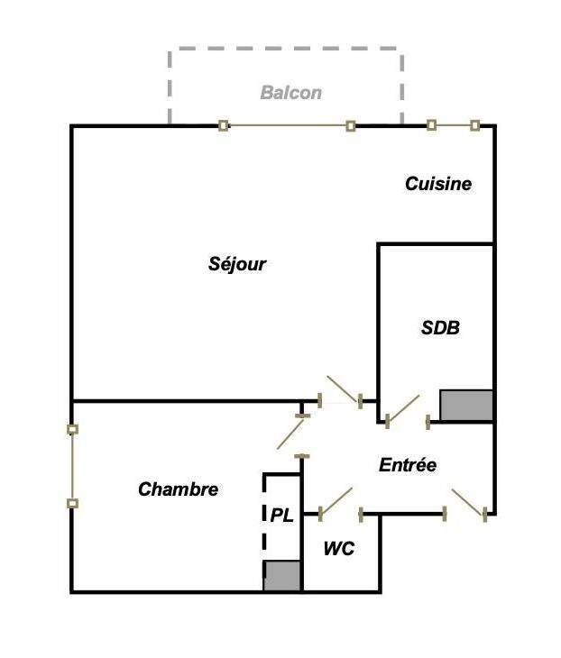 Maison à vendre, 30m², BENERVILLE SUR MER