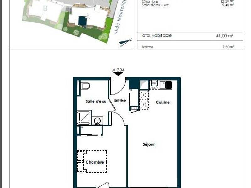 Maison à louer, 41m², BILLERE