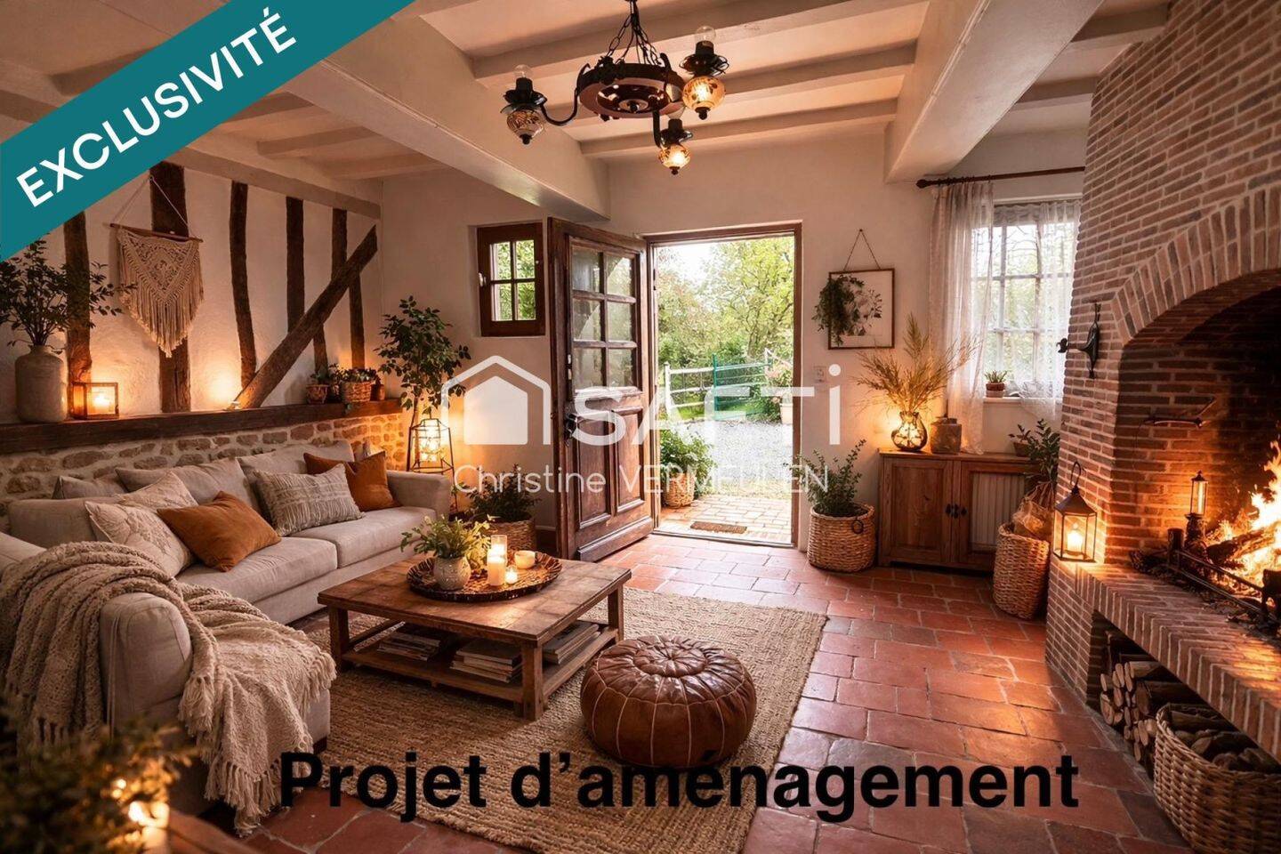Maison à vendre, 71m², SAINT MARTIN DE LA LIEUE