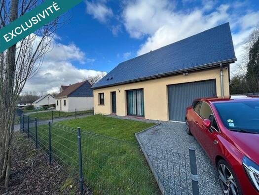Maison de plain-pied à vendre 215 000 € 4 pièces 3 chambres 80 m² 390 m² de terrain Yerville 76760