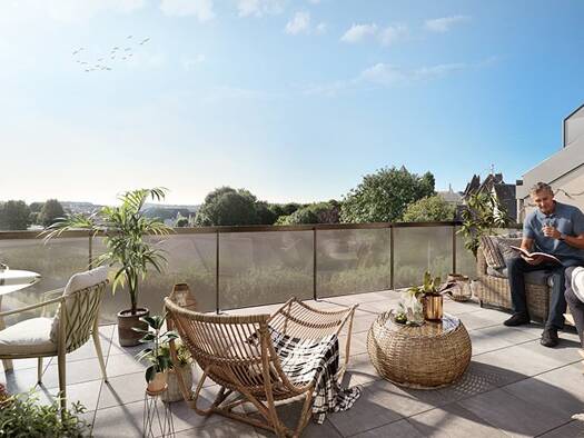 Appartement à vendre - neuf 134 900 € 1 pièce 25,3 m² RDC dès le 01/10/2027 Reine Mathilde-Bourg Ouistreham 14150