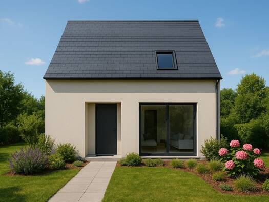 Terrain avec maison neuve à vendre 190 000 € 4 pièces 3 chambres 95 m² 514 m² de terrain Balazé 35500