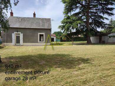 Maison à vendre 123 000 € 4 pièces 3 chambres 124 m² 840 m² de terrain Torteron 18320