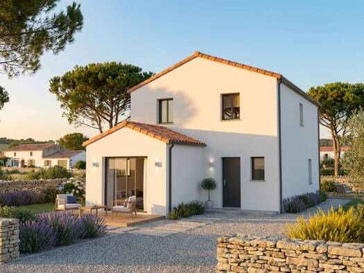 Terrain avec maison neuve à vendre 202 136 € 3 pièces 2 chambres 70 m² 271 m² de terrain Saint-Père-en-Retz 44320
