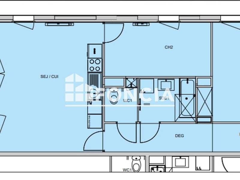 Maison à louer, 66m², SAINT ANDRE LEZ LILLE