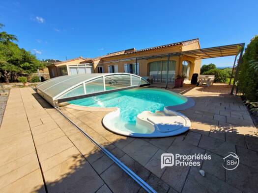 Maison de plain-pied à vendre 375 000 € 6 pièces 3 chambres 136,4 m² 1 435 m² de terrain Lablachère 07230
