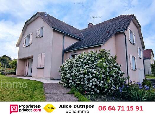 Maison à vendre 219 000 € 7 pièces 5 chambres 180 m² 684 m² de terrain Est Sud Centre Sézanne 51120