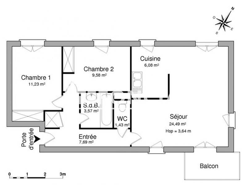 Maison à louer, 64m², BREST