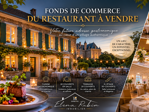 Restaurant à vendre Fonds de commerce 290 000 € 370 m² d'espace de restauration Rambouillet 78120