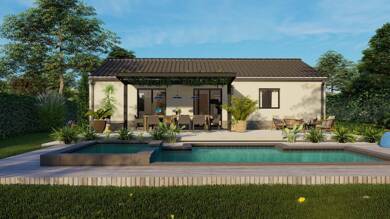 Maison de plain-pied à vendre 348 967 € 4 pièces 3 chambres 85 m² 300 m² de terrain Mairie Bourg Bègles 33130