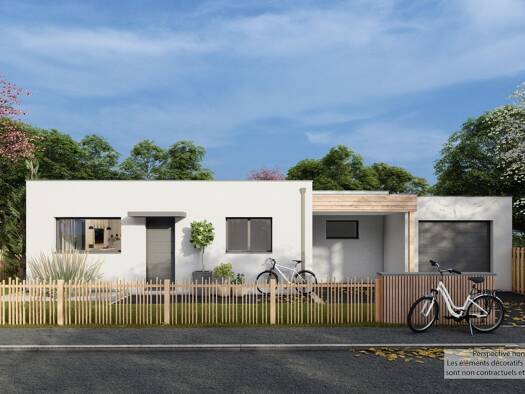 Terrain avec maison neuve à vendre 244 900 € 4 pièces 3 chambres 90 m² 340 m² de terrain Habitat Epars Loudéac 22600