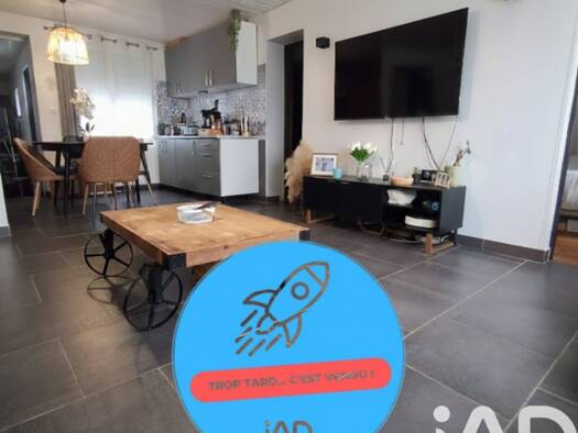 Maison de plain-pied à vendre 119 800 € 4 pièces 2 chambres 73 m² 350 m² de terrain L'Étoile 80830