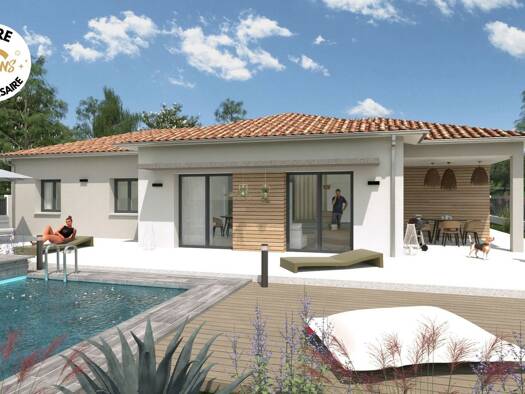 Terrain avec maison neuve à vendre 240 000 € 4 pièces 3 chambres 114 m² 727 m² de terrain Ciel 71350