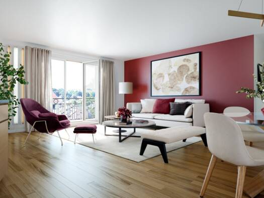 Appartement à vendre - neuf 340 000 € 3 pièces 2 chambres 60 m² 1er étage Le Port-Marly 78560