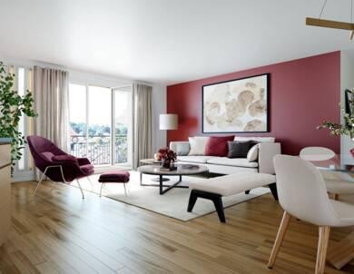 Appartement à vendre - Neuf 340 000 € 3 pièces 2 chambres 60 m² 1er étage Le Port-Marly 78560