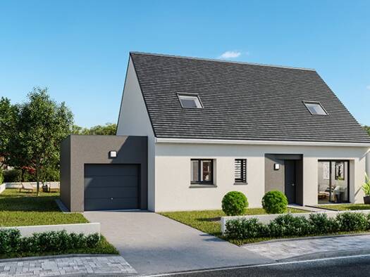 Terrain avec maison neuve à vendre 238 000 € 5 pièces 3 chambres 85 m² 530 m² de terrain Bailleul-sur-Thérain 60930