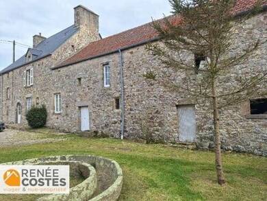 Maison en viager occupé Bouquet 188 850 € 10 pièces 5 chambres 293 m² 6 174 m² de terrain Rauville la Bigot 50260