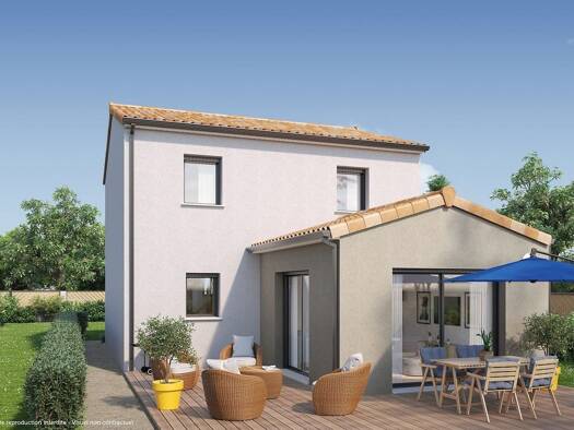 Terrain avec maison neuve à vendre 264 703 € 5 pièces 4 chambres 110 m² 490 m² de terrain Val de Moine Cholet 49300
