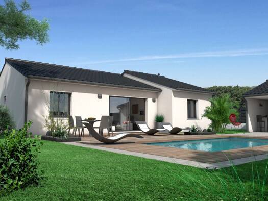 Terrain avec maison neuve à vendre 227 379 € 5 pièces 3 chambres 87 m² 214 m² de terrain Montagnac 34530