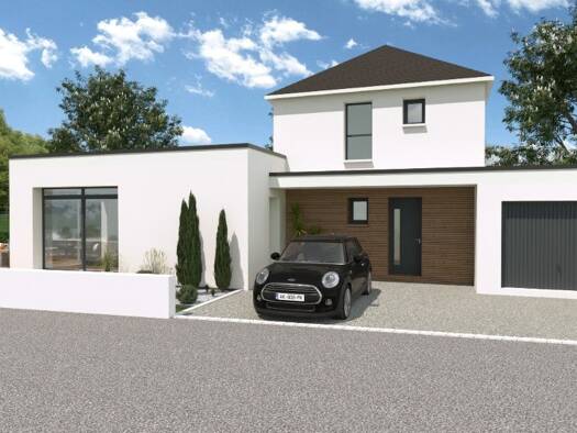 Terrain avec maison neuve à vendre 526 100 € 4 pièces 3 chambres 142 m² 695 m² de terrain Theix 56450