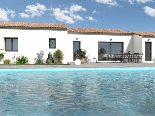 Terrain avec maison neuve à vendre 339 000 € 4 pièces 3 chambres 102 m² 1 000 m² de terrain Tulette 26790