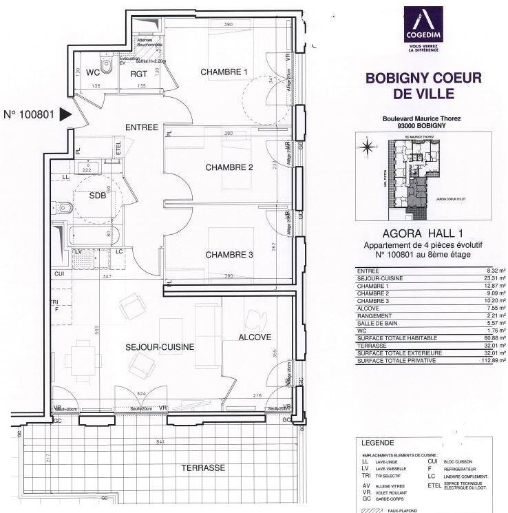 Maison à louer, 80m², BOBIGNY